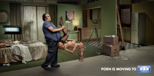 Xxx Porn Move - XXX Domain Ads: Creepy â€œPorn Is Moving to .XXXâ€ Print Campaign ...