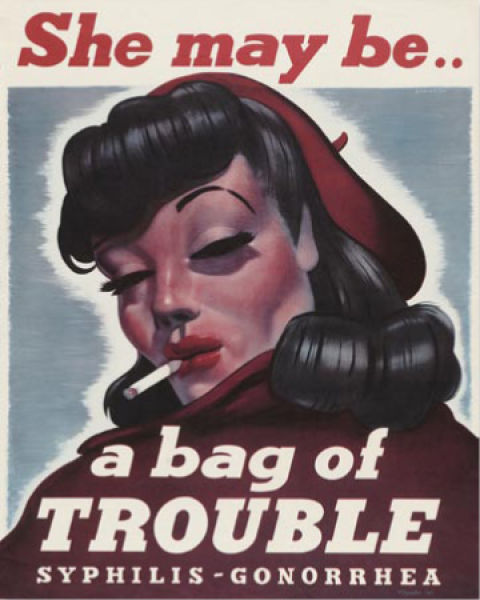 World War II military propaganda poster, circa 1940 (Image courtesy of the National Library of Medicine)