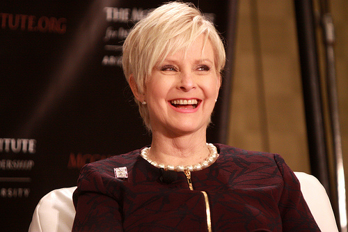 Cindy McCain speaking at an event hosted by The McCain Institute in Phoenix, Arizona on November 22, 2013. (Photo by Flickr user gageskidmore)