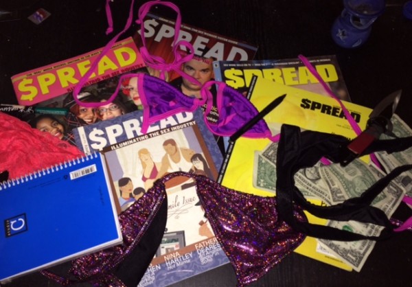 A couple $pread magazines. 